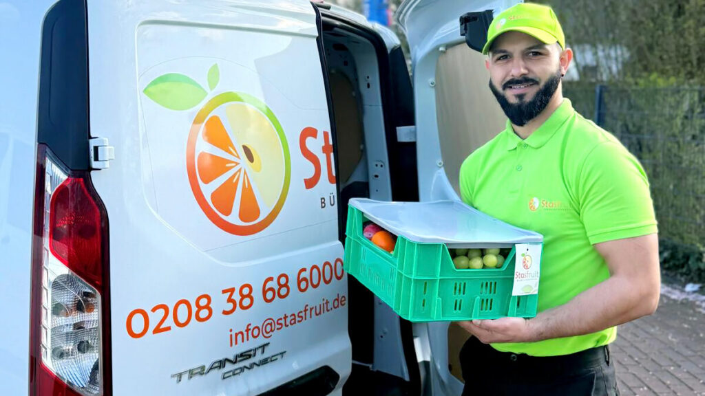 Stasfruit Obstlieferservice liefert frische Obstkisten an Unternehmen im Rhein-Ruhr-Gebiet